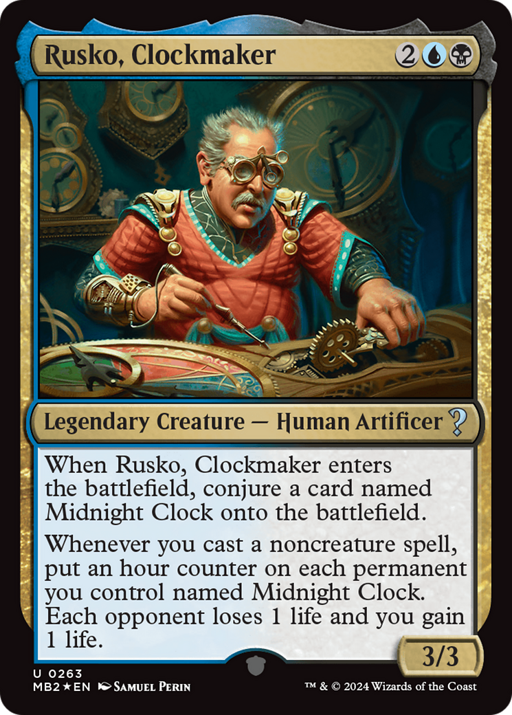 Rusko, Clockmaker [Mystery Booster 2] | Odin's Place