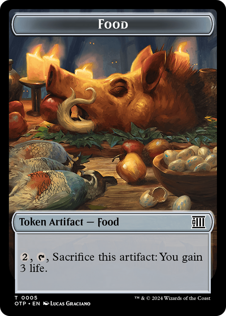 Food // Plot Double-Sided Token [Outlaws of Thunder Junction: Breaking News Tokens] | Odin's Place
