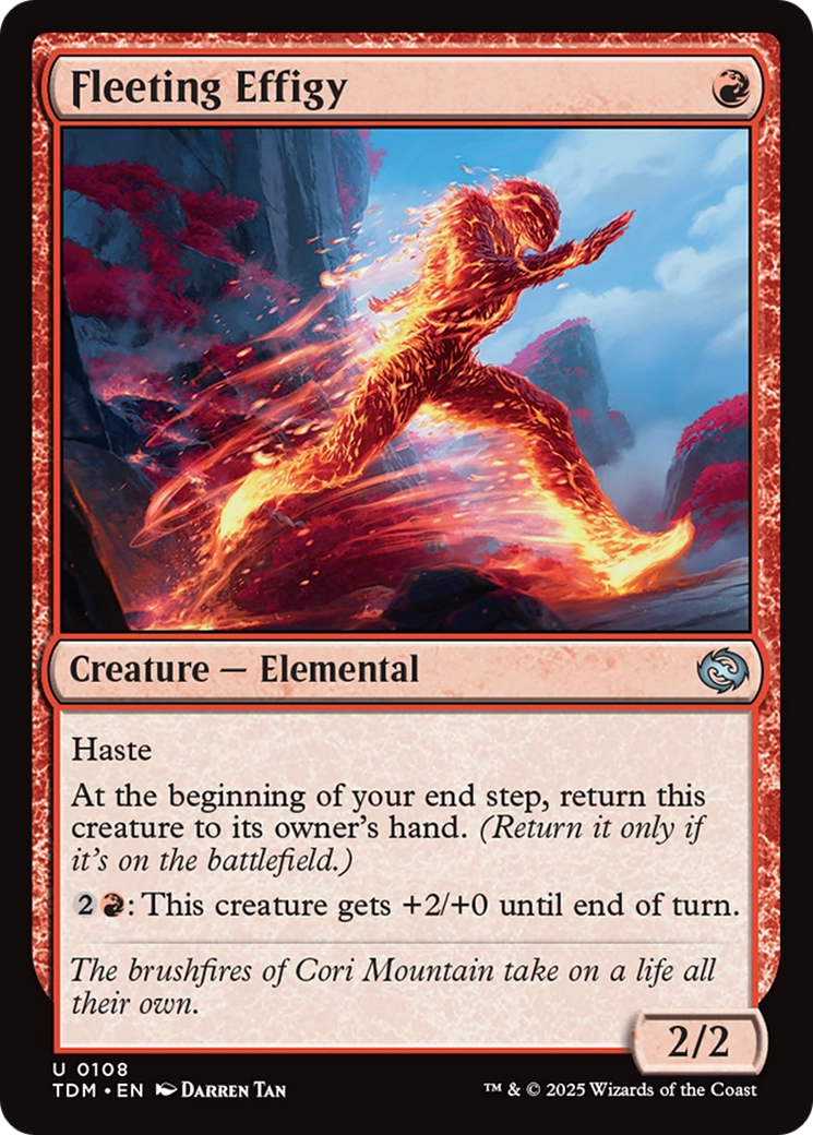 Fleeting Effigy [Tarkir: Dragonstorm] | Odin's Place