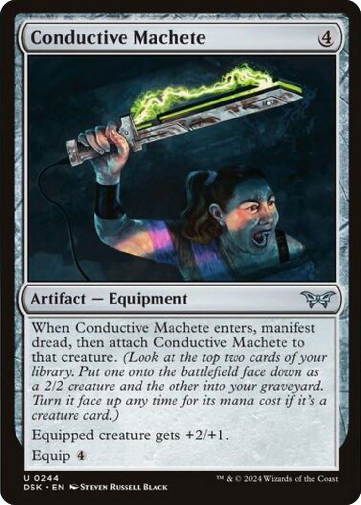 Conductive Machete [Duskmourn: House of Horror] | Odin's Place
