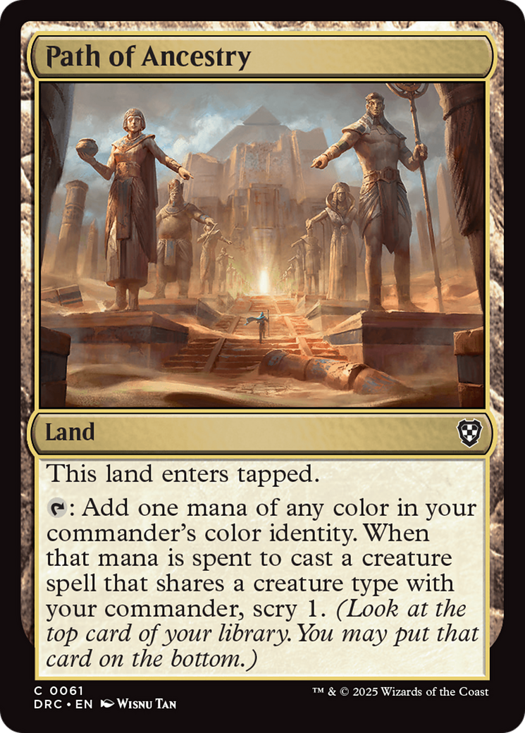 Path of Ancestry [Aetherdrift Commander] | Odin's Place