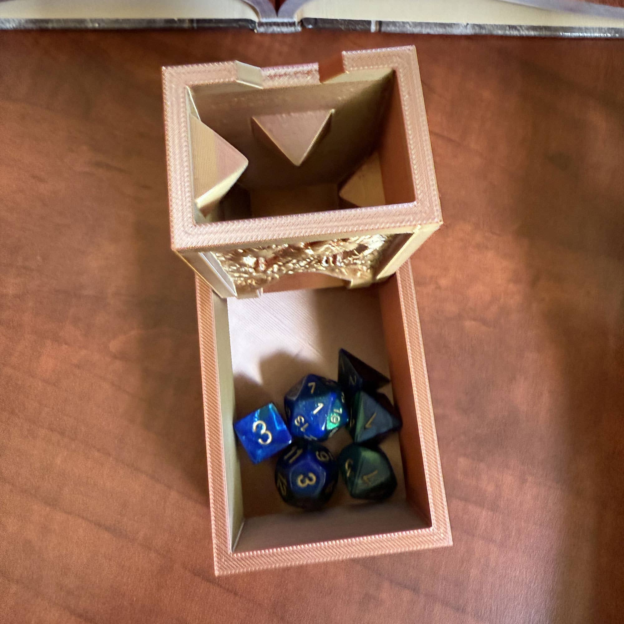 Folding Dragon Dice Tower & Storage | TTRPG, D&D, TCG, CoC | Odin's Place