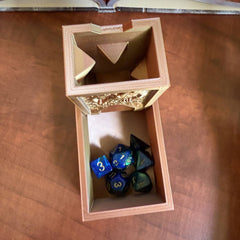 Folding Dragon Dice Tower & Storage | TTRPG, D&D, TCG, CoC | Odin's Place