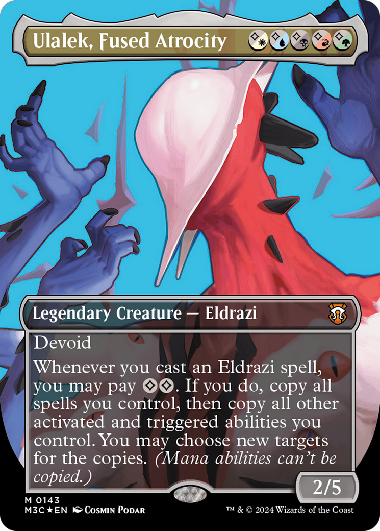 Ulalek, Fused Atrocity (Display Commander) [Modern Horizons 3 Commander] | Odin's Place
