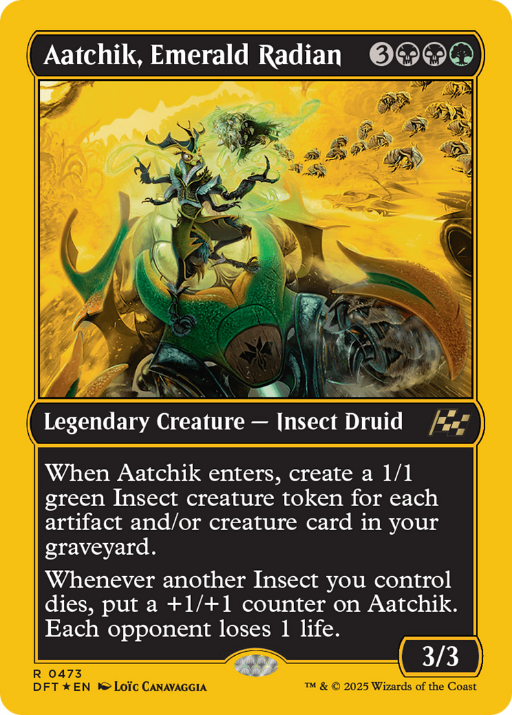 Aatchik, Emerald Radian (First-Place Foil) [Aetherdrift] | Odin's Place
