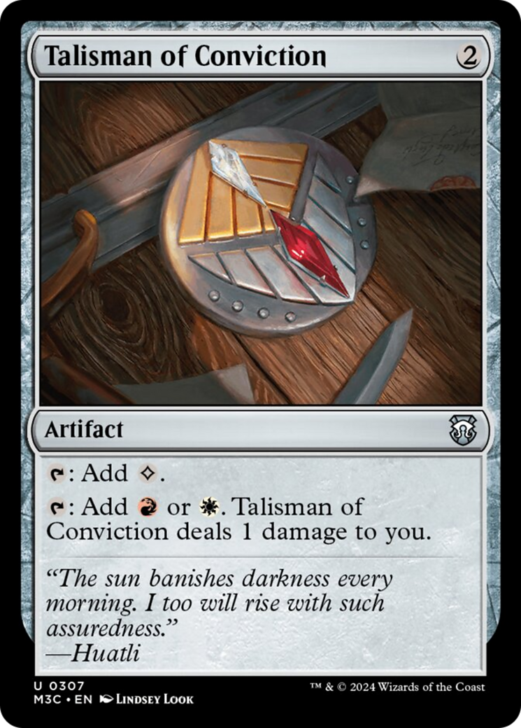 Talisman of Conviction [Modern Horizons 3 Commander] | Odin's Place
