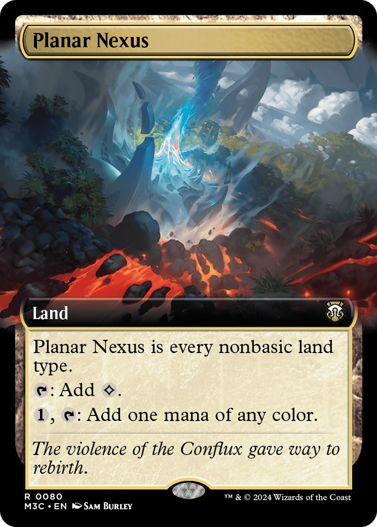 Planar Nexus (Extended Art) (Ripple Foil) [Modern Horizons 3 Commander] | Odin's Place
