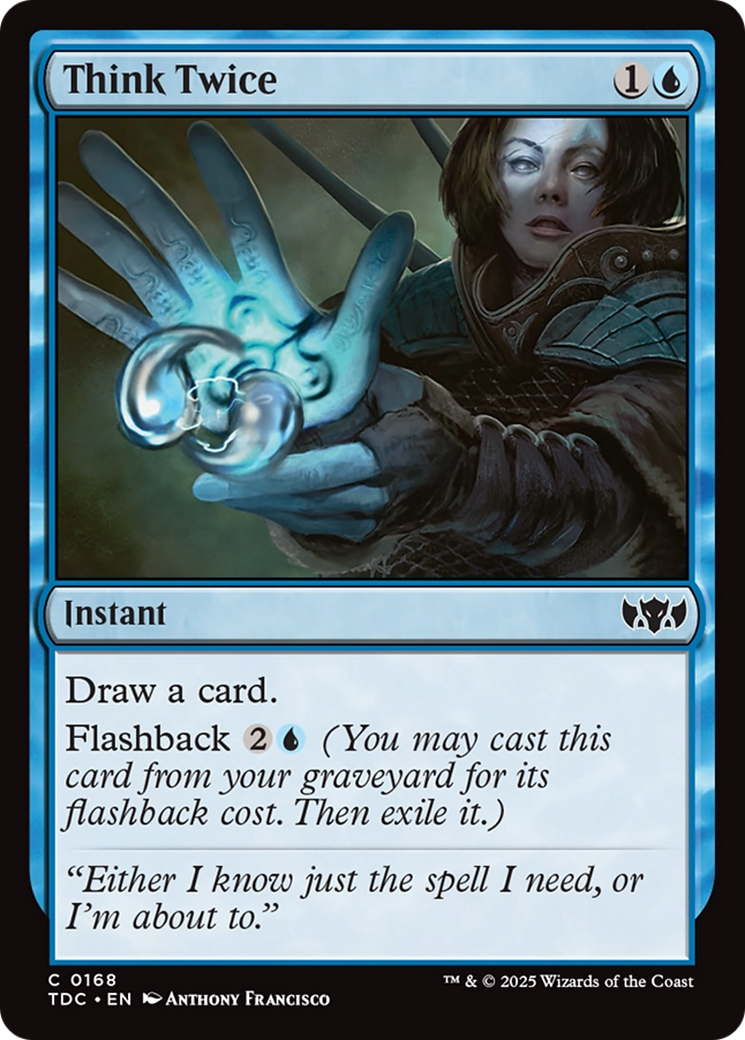 Think Twice [Tarkir: Dragonstorm Commander] | Odin's Place