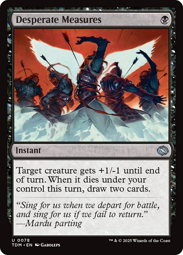 Desperate Measures [Tarkir: Dragonstorm] | Odin's Place