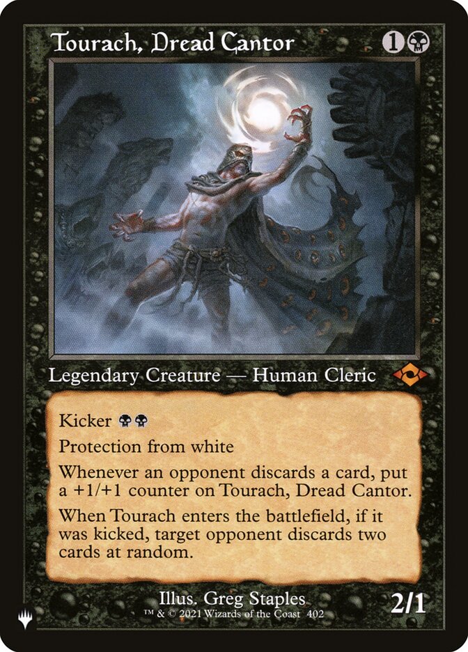 Tourach, Dread Cantor (Retro Frame) [The List] | Odin's Place