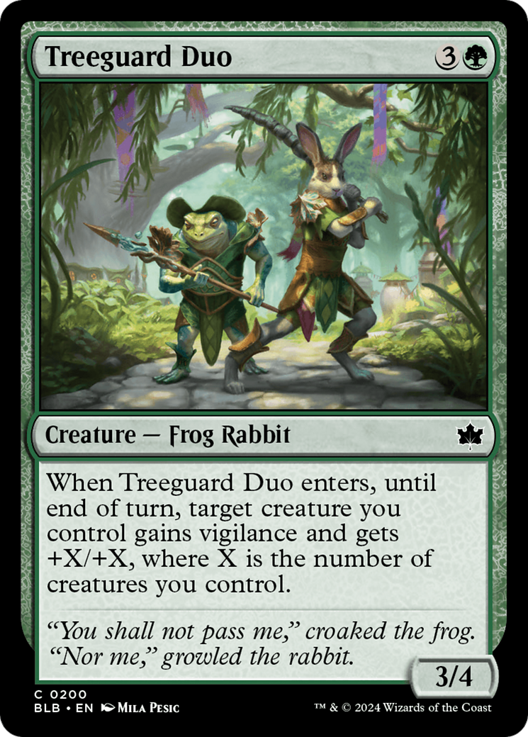 Treeguard Duo [Bloomburrow] | Odin's Place