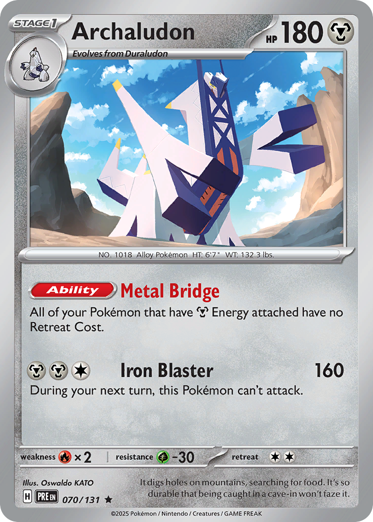 Archaludon (070/131) (Master Ball Pattern) [Scarlet & Violet: Prismatic Evolutions] | Odin's Place