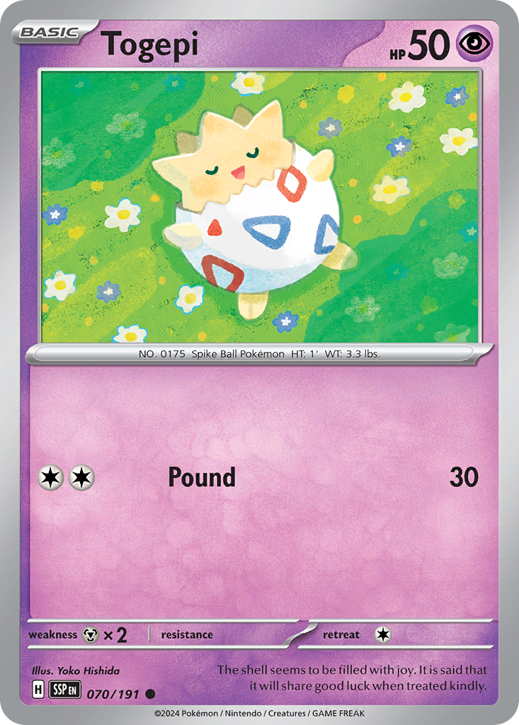 Togepi (070/191) [Scarlet & Violet: Surging Sparks] | Odin's Place