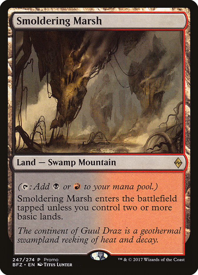 Smoldering Marsh (247) (Promo) [Standard Showdown Promos] | Odin's Place