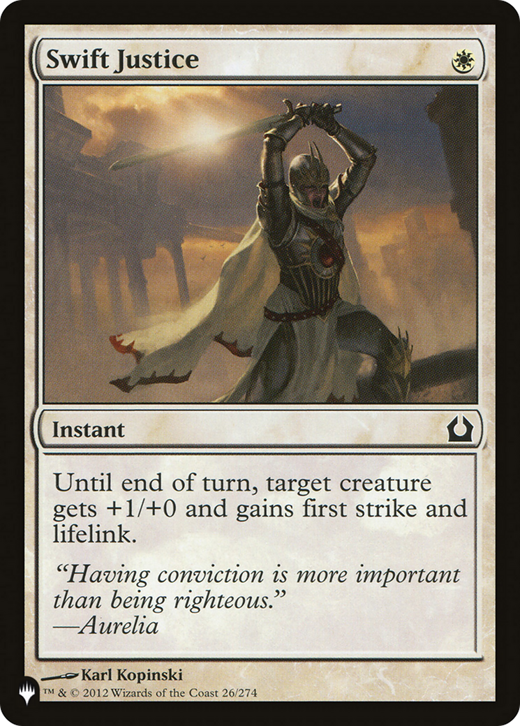 Swift Justice [The List] | Odin's Place