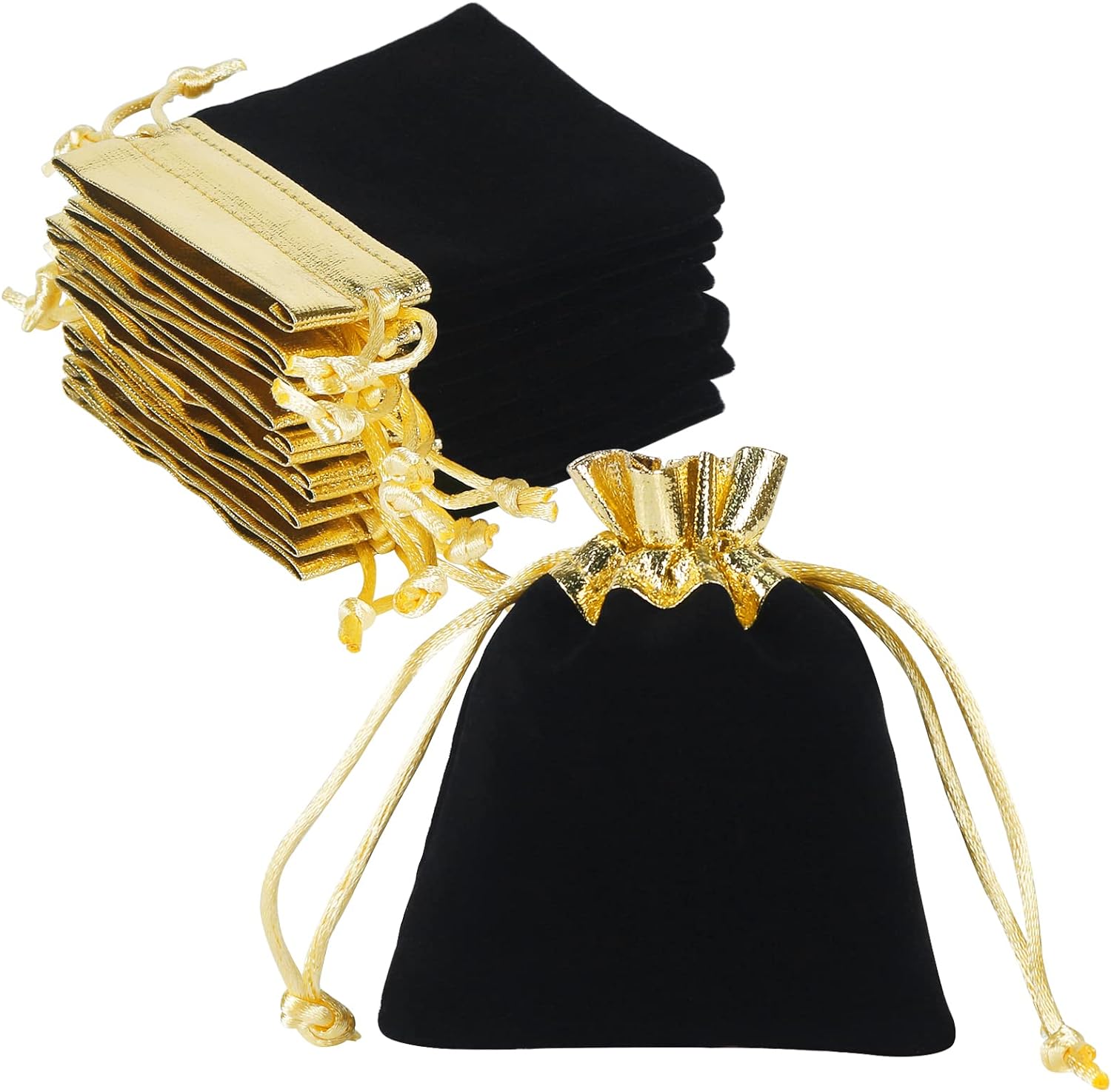 Black and Gold Dice Bag | Odin's Place
