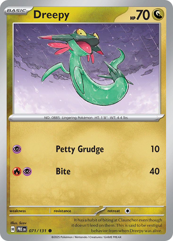 Dreepy (071/131) (Master Ball Pattern) [Scarlet & Violet: Prismatic Evolutions] | Odin's Place