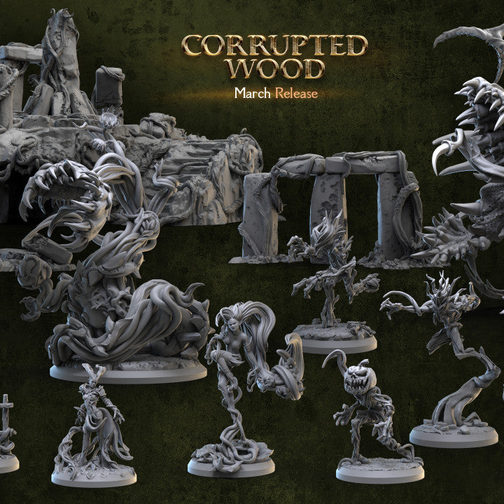 Dragon's Lair Printed Mini: Corrupted Wood Set | Odin's Place