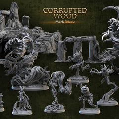 Dragon's Lair Printed Mini: Corrupted Wood Set | Odin's Place