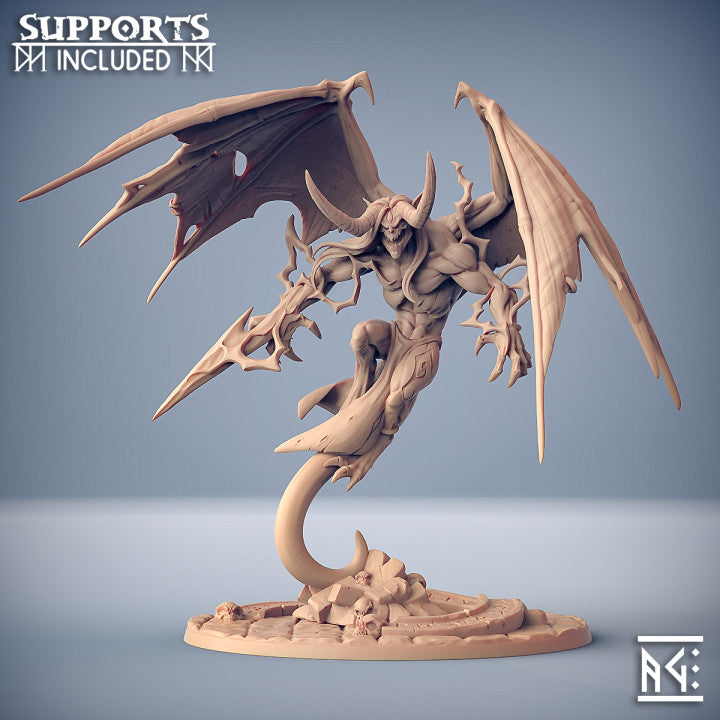 Dragon's Lair Printed Mini: Tialevor the Tyrant God | Odin's Place