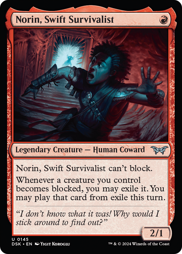 Norin, Swift Survivalist (0145) [Duskmourn: House of Horror] | Odin's Place