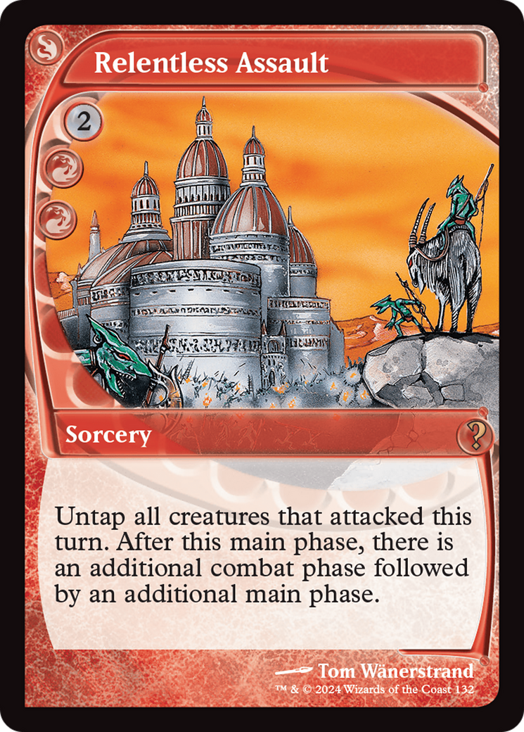 Relentless Assault (Future Sight) [Mystery Booster 2] | Odin's Place