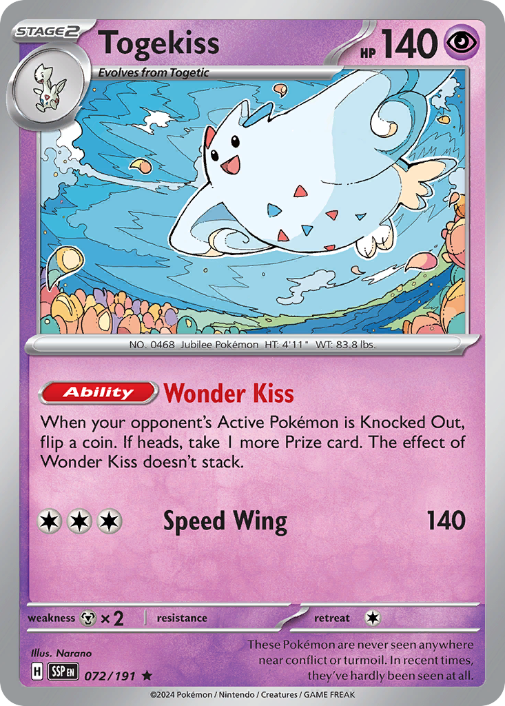 Togekiss (072/191) [Scarlet & Violet: Surging Sparks] | Odin's Place