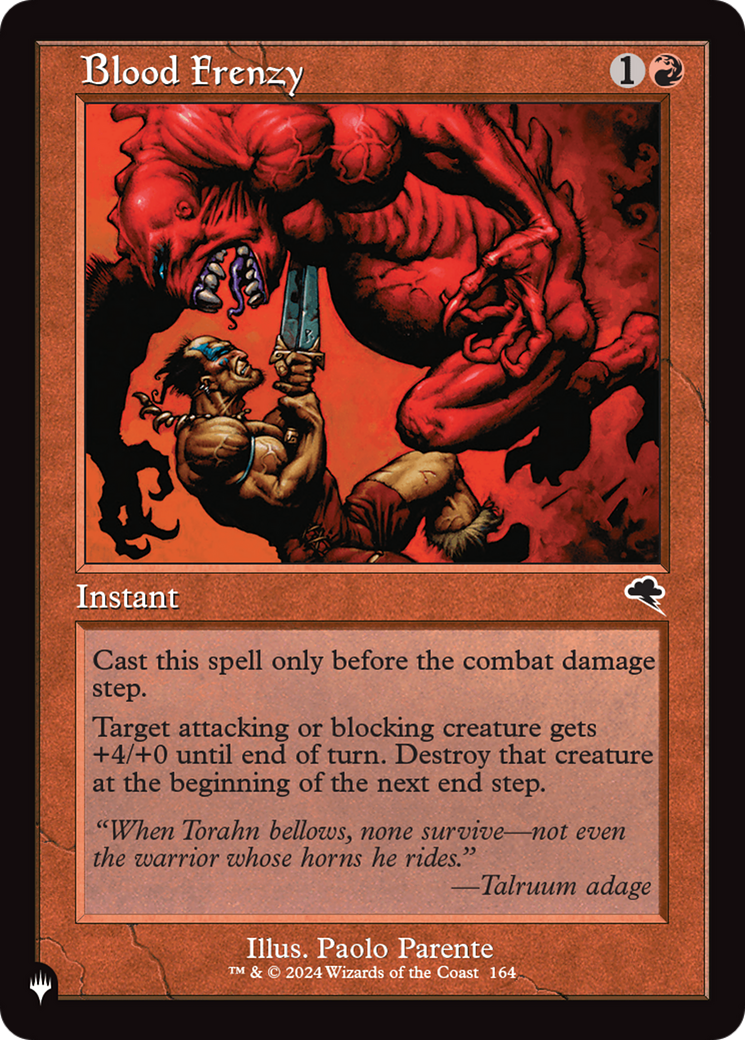 Blood Frenzy [The List] | Odin's Place