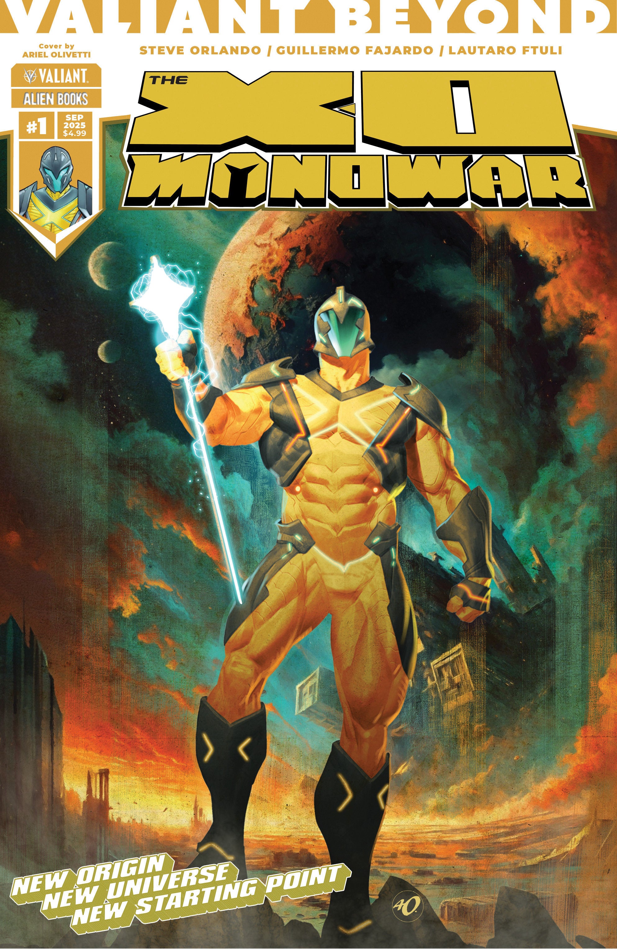 Valiant Beyond: The X O Manowar #1 Cover A (Olivetti) | Odin's Place