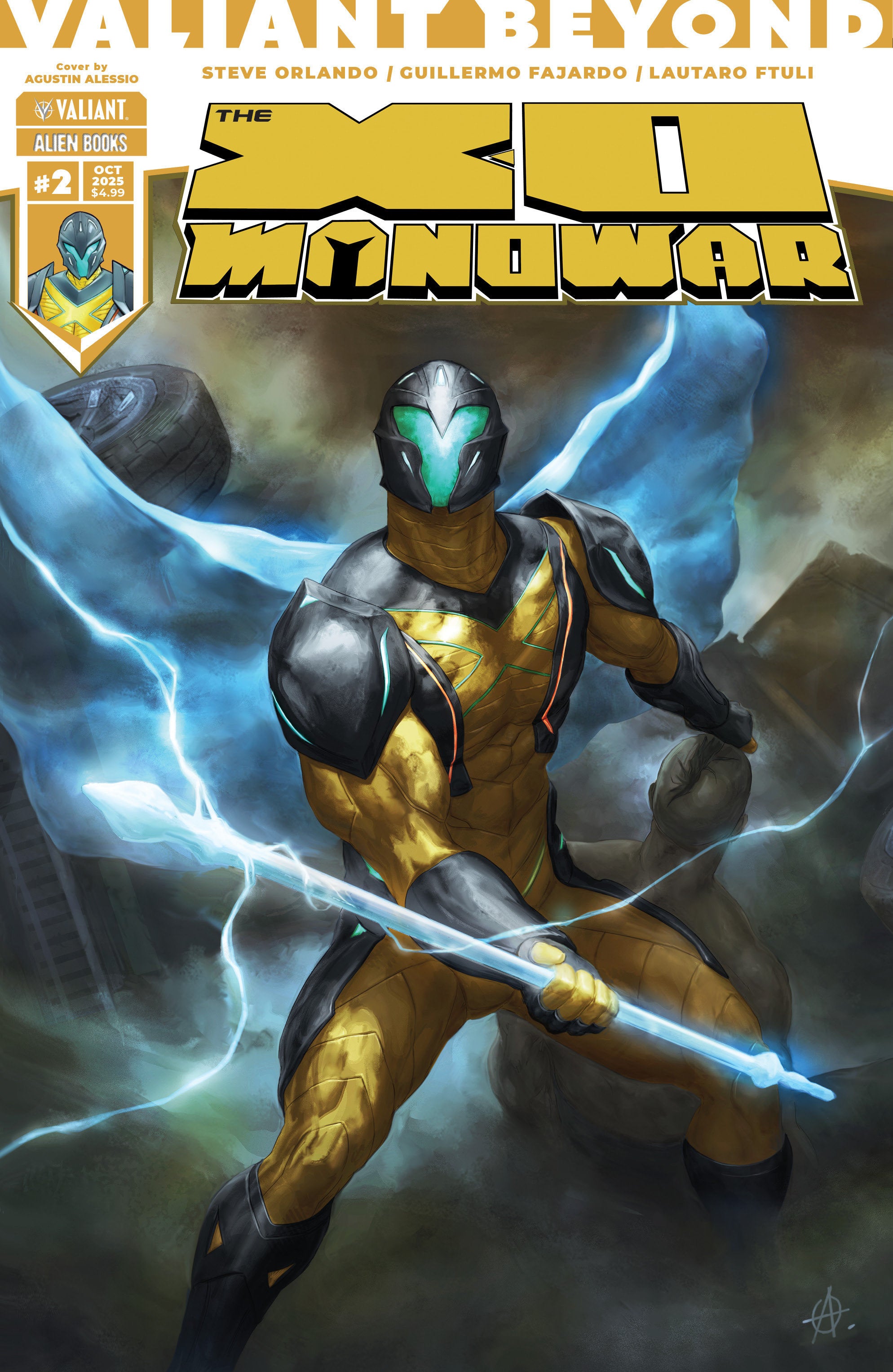 Valiant Beyond: The X O Manowar #2 Cover A (Alessio) | Odin's Place