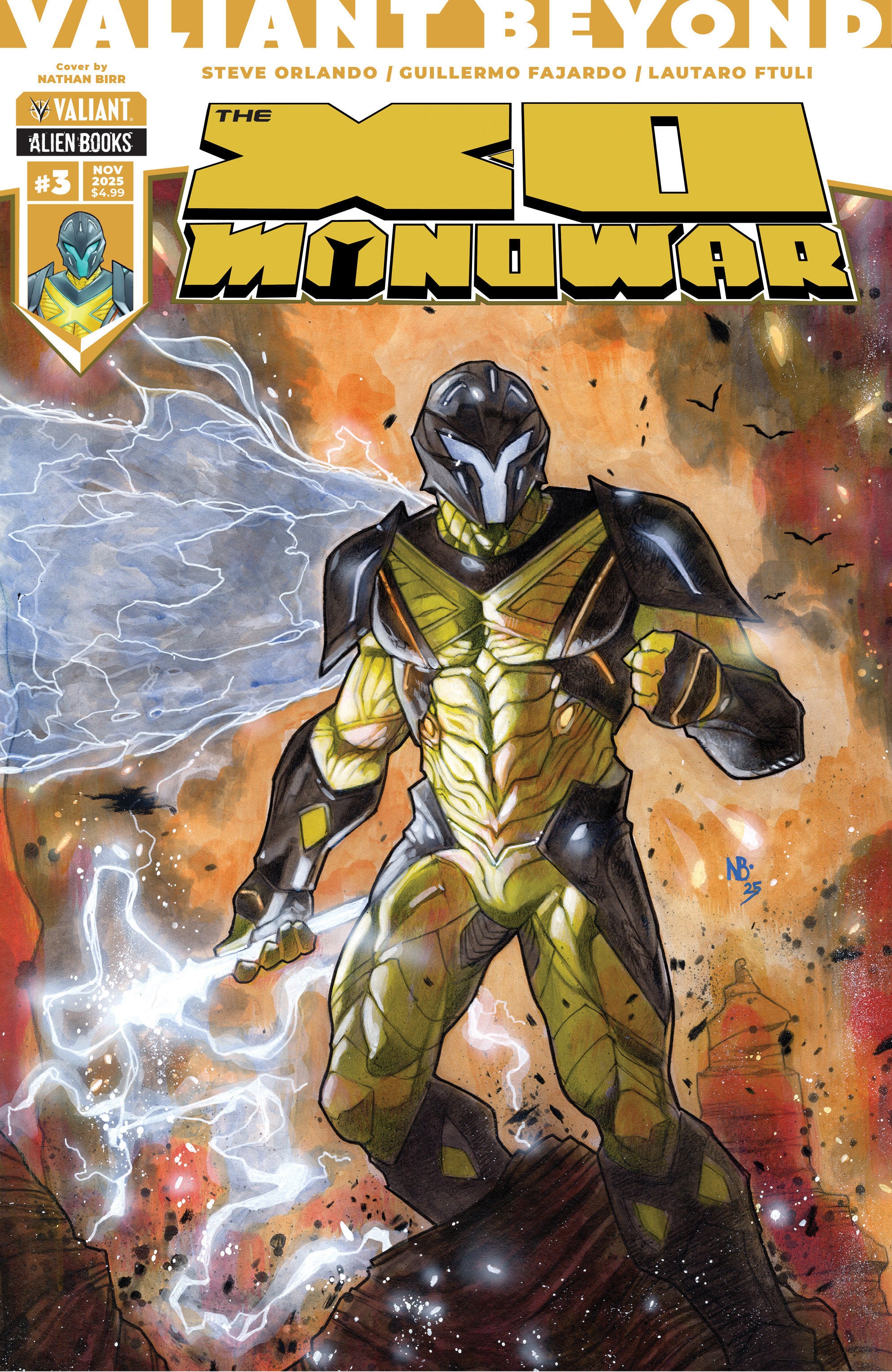 Valiant Beyond: The X O Manowar #3 Cover A (Birr) | Odin's Place