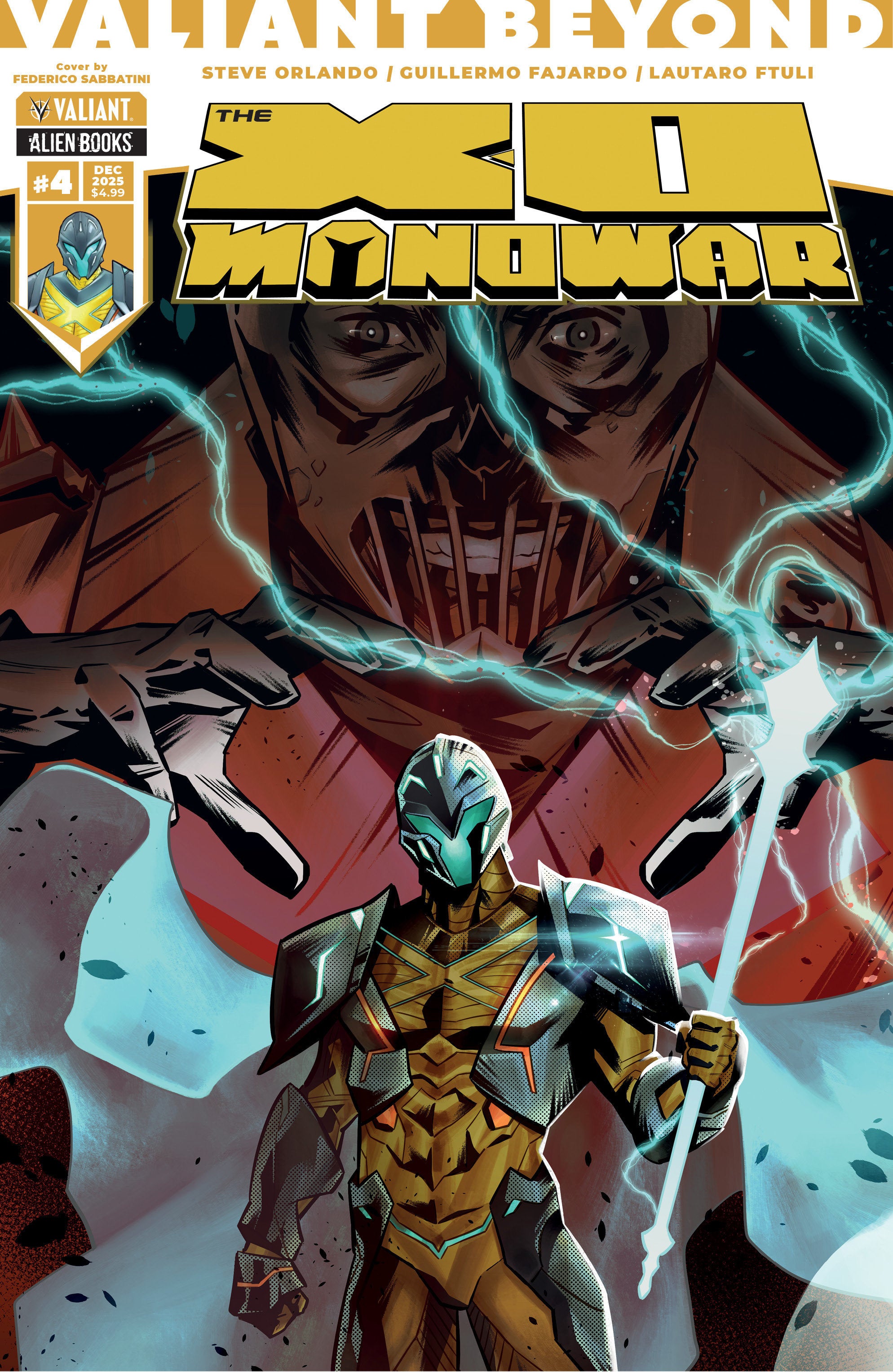 Valiant Beyond: The X O Manowar #4 Cover A (Sabbatini) | Odin's Place