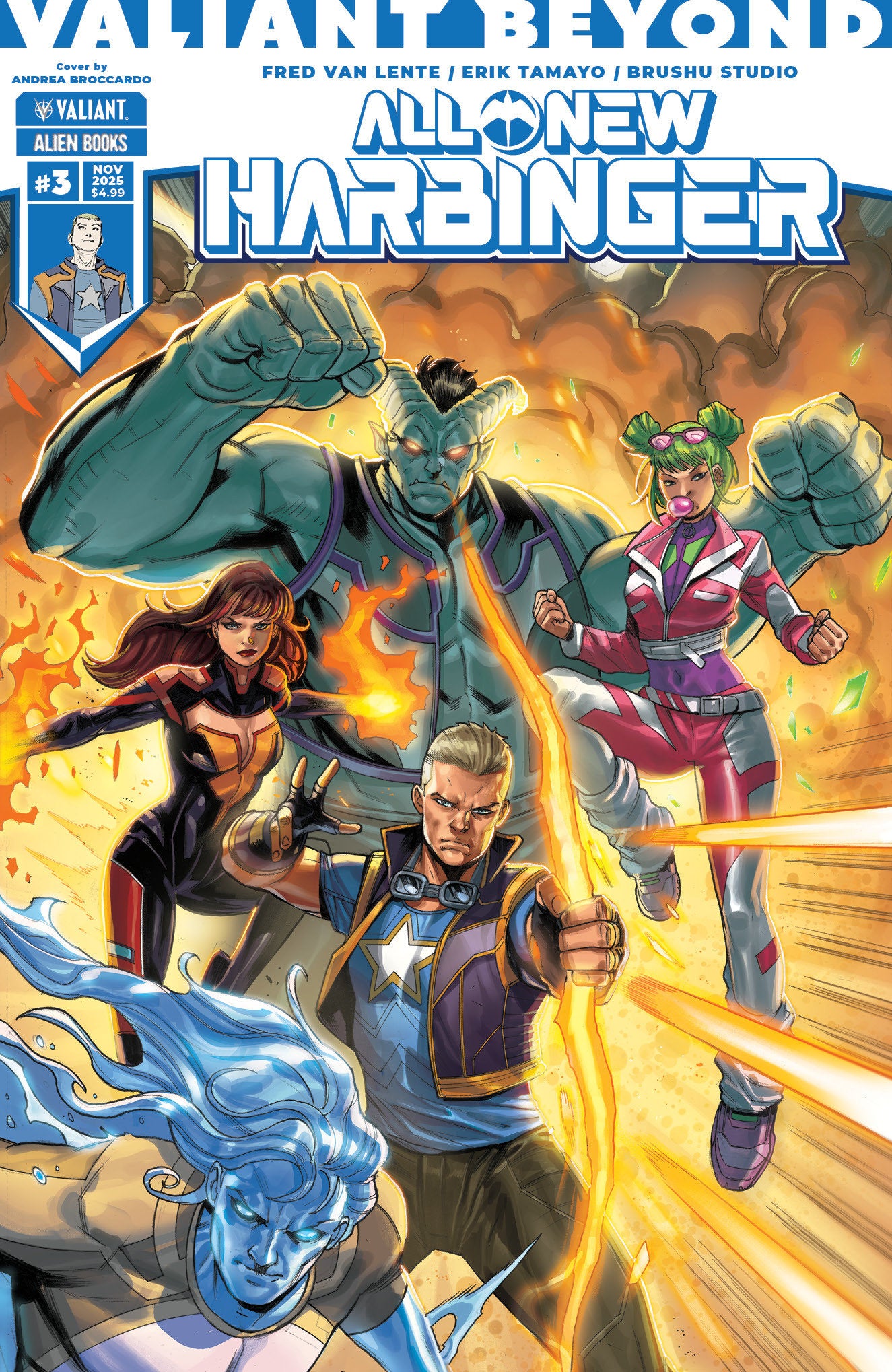 Valiant Beyond: All New Harbinger #3 Cover A (Broccardo) | Odin's Place