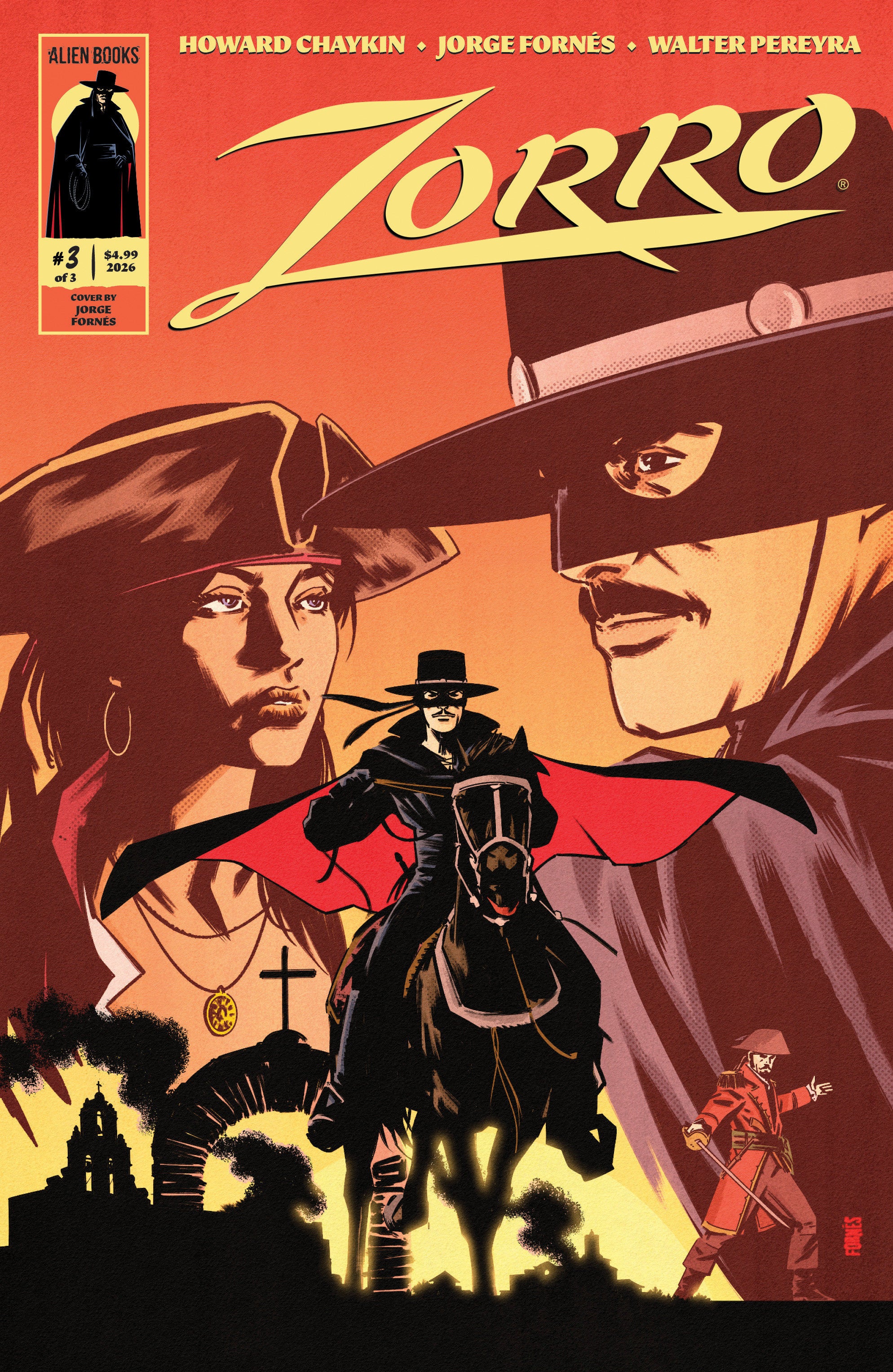 Zorro #3 Cover A (Fornés) | Odin's Place