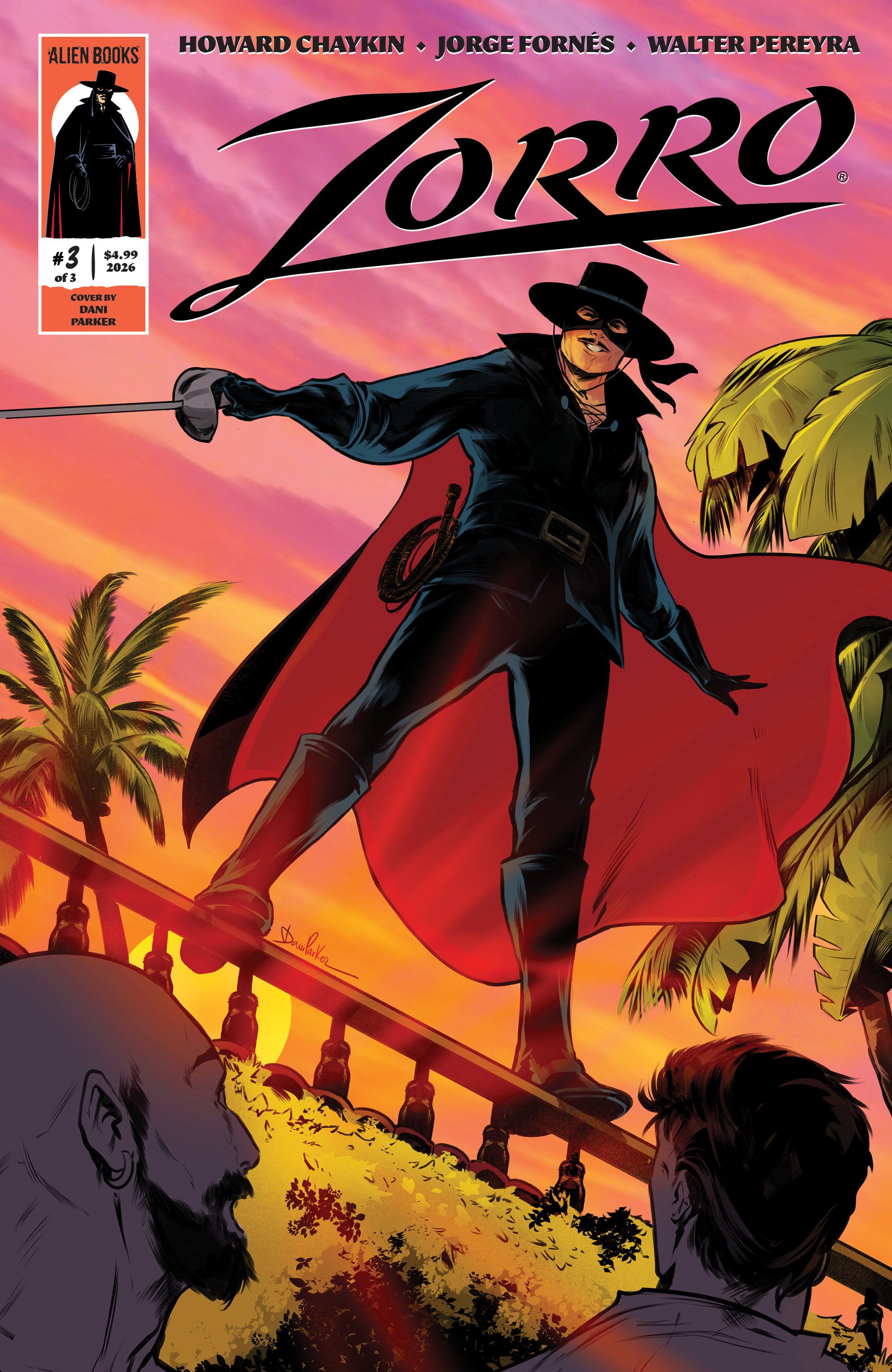 Zorro #3 Variant B (Parker) | Odin's Place