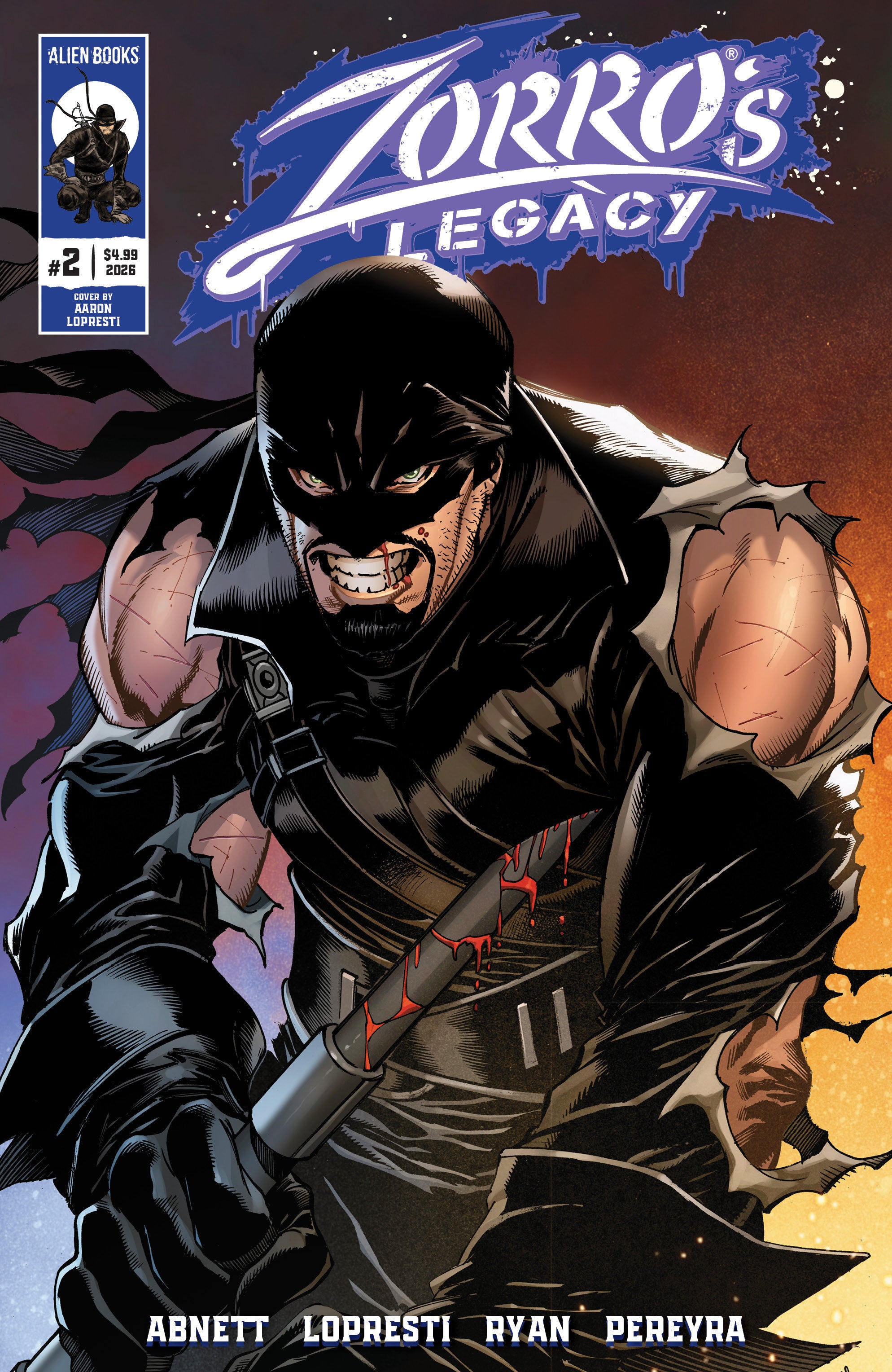 Zorro's Legacy #2 Cover A (Lopresti) | Odin's Place
