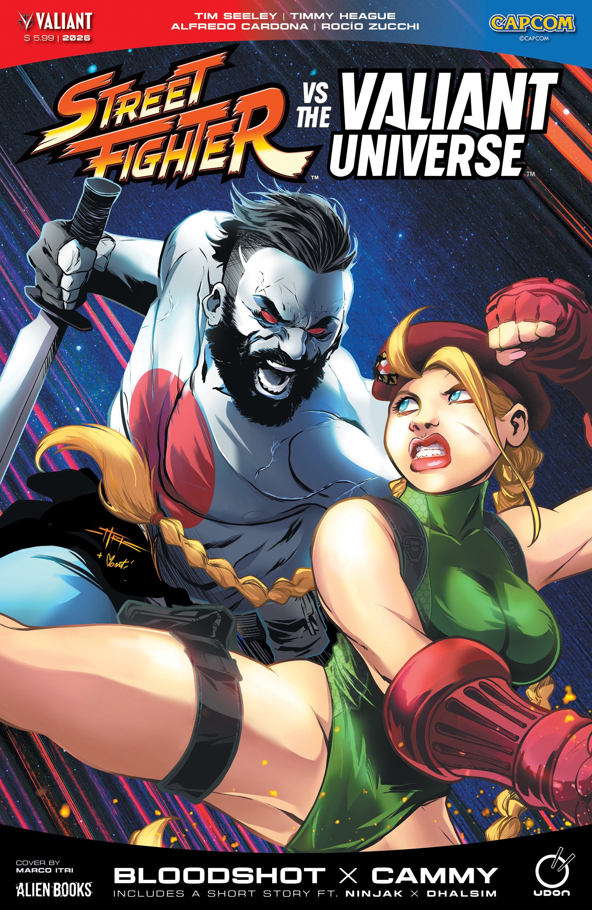 Street Fighter vs. The Valiant Universe Special Variant C (Itri) | Odin's Place