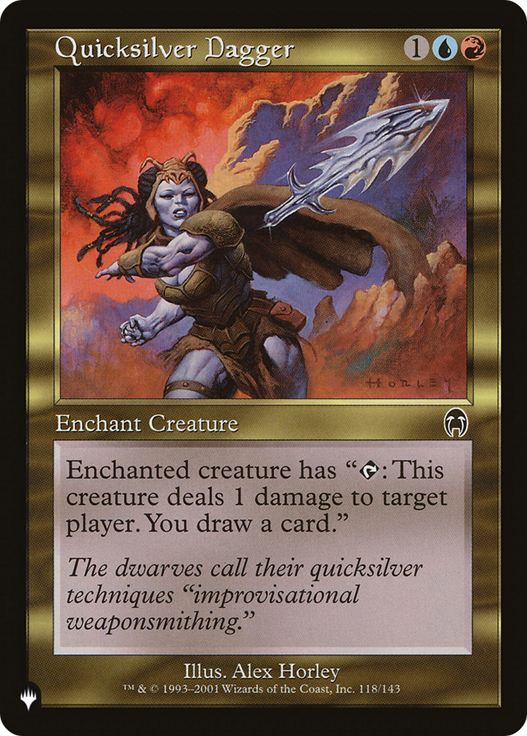 Quicksilver Dagger [The List] | Odin's Place