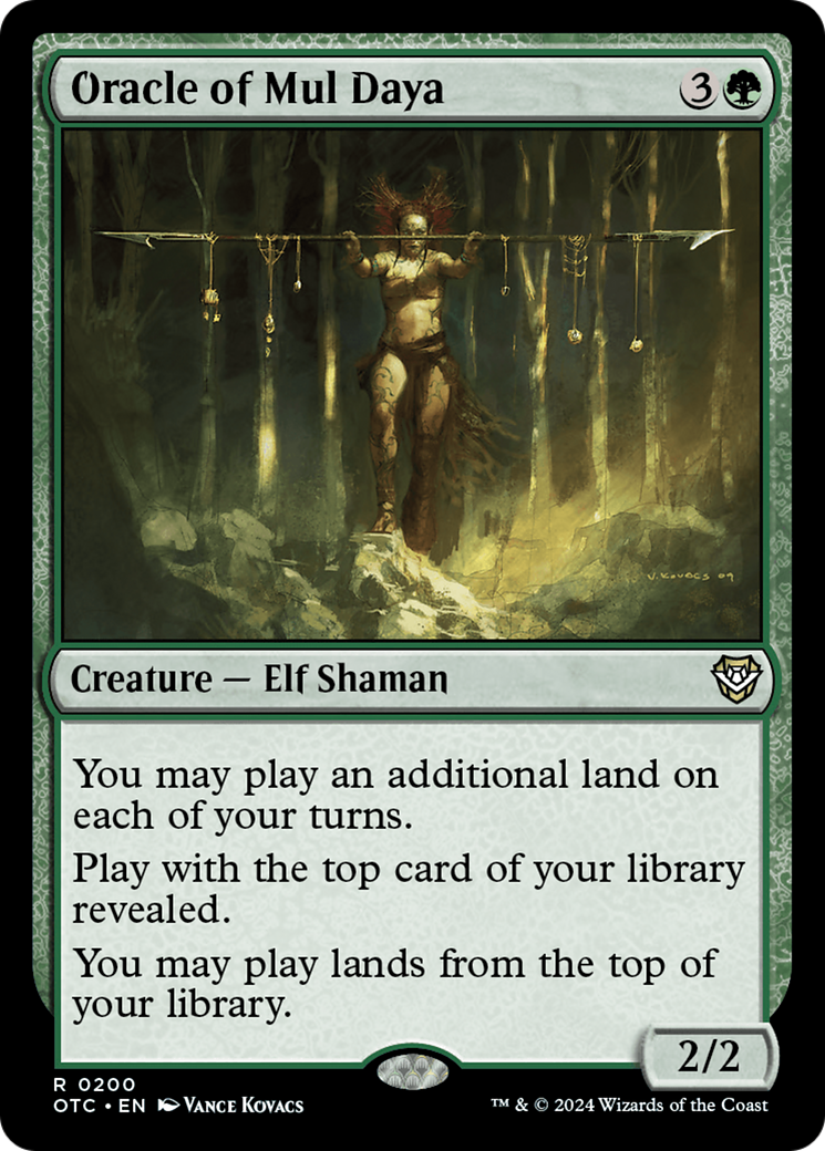 Oracle of Mul Daya [Outlaws of Thunder Junction Commander] | Odin's Place