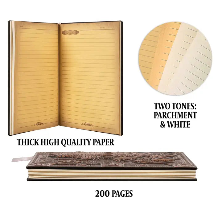 QMDirect 3D Faux-Leather Notebook / Journal - Bronze Dragon | Odin's Place