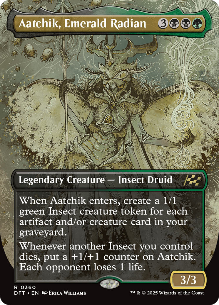 Aatchik, Emerald Radian (Borderless) [Aetherdrift] | Odin's Place