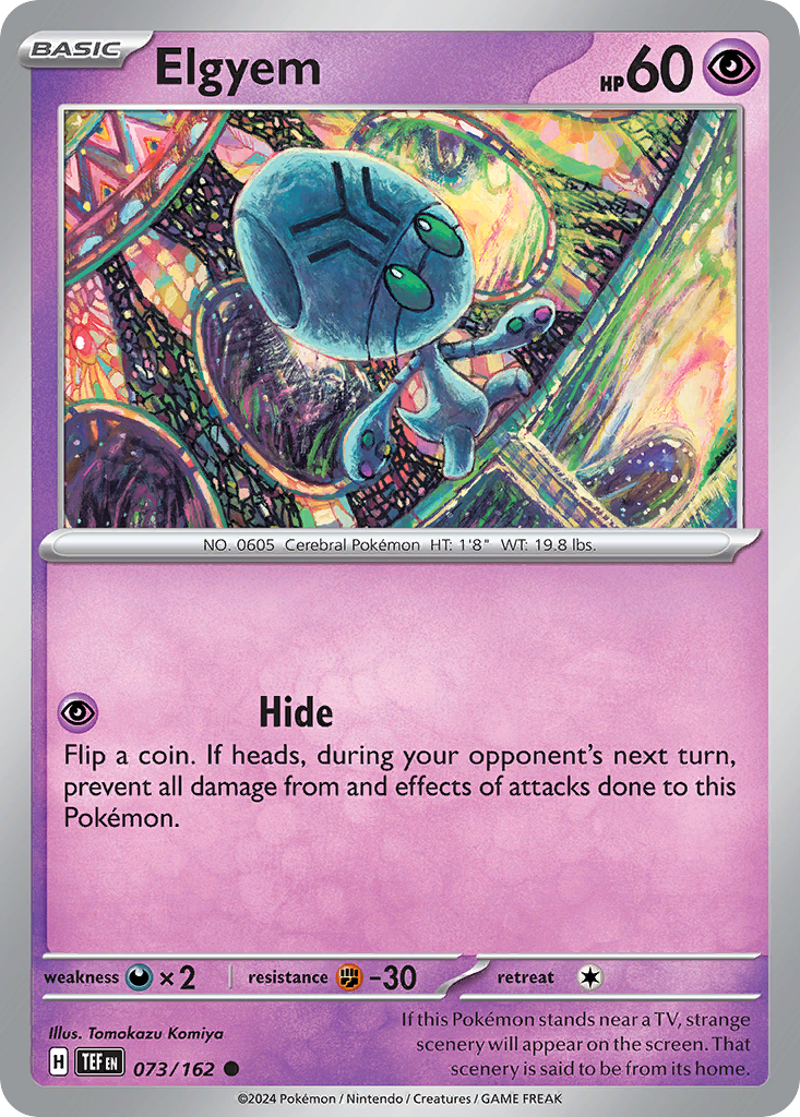 Elgyem (073/162) [Scarlet & Violet: Temporal Forces] | Odin's Place