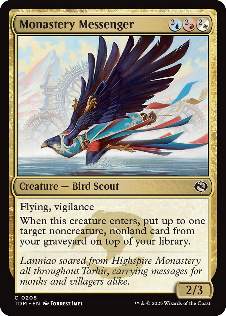 Monastery Messenger [Tarkir: Dragonstorm] | Odin's Place