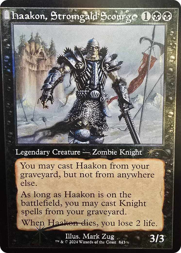 Haakon, Stromgald Scourge (Retro Frame) [Secret Lair Drop Series] | Odin's Place