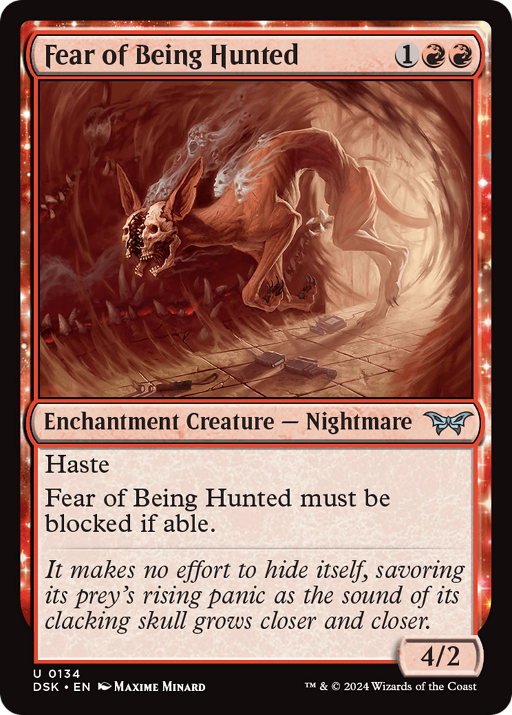 Fear of Being Hunted [Duskmourn: House of Horror] | Odin's Place