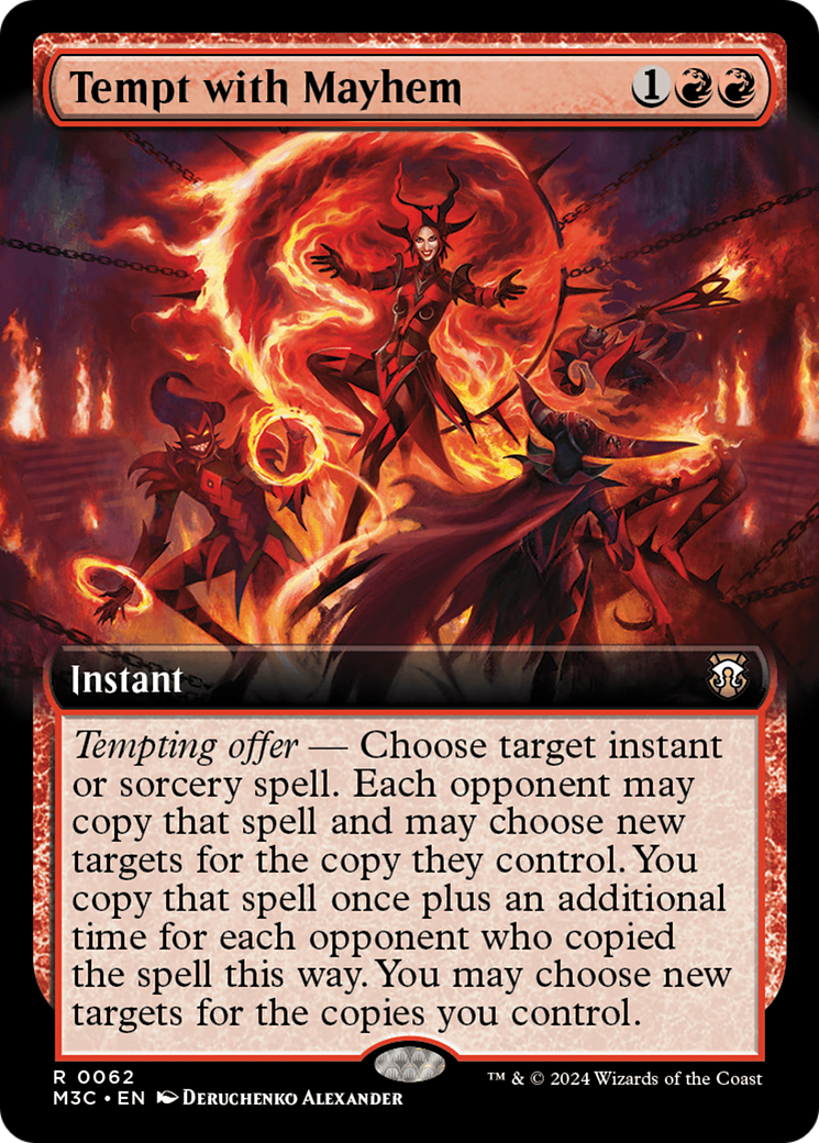 Tempt with Mayhem (Extended Art) [Modern Horizons 3 Commander] | Odin's Place