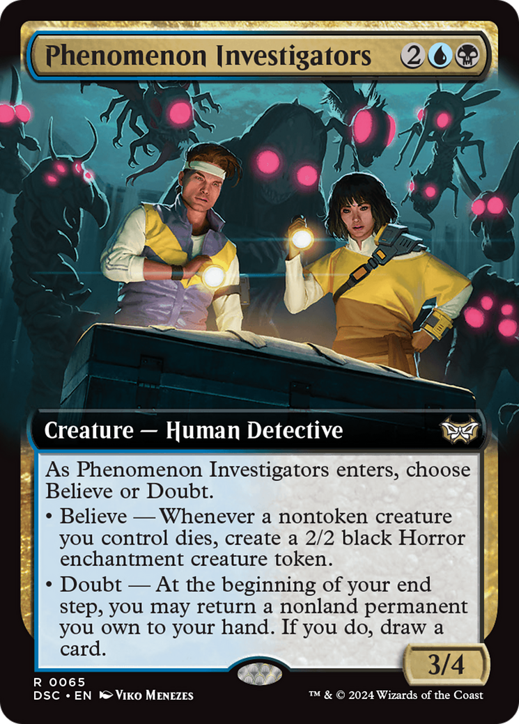 Phenomenon Investigators (Extended Art) [Duskmourn: House of Horror Commander] | Odin's Place