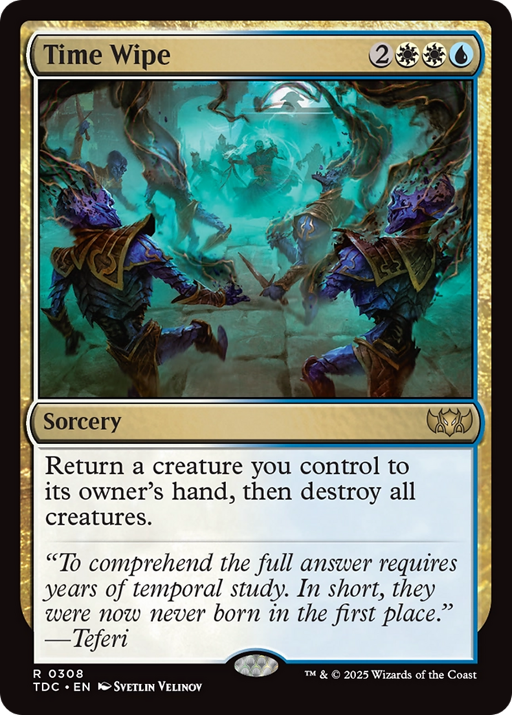 Time Wipe [Tarkir: Dragonstorm Commander] | Odin's Place