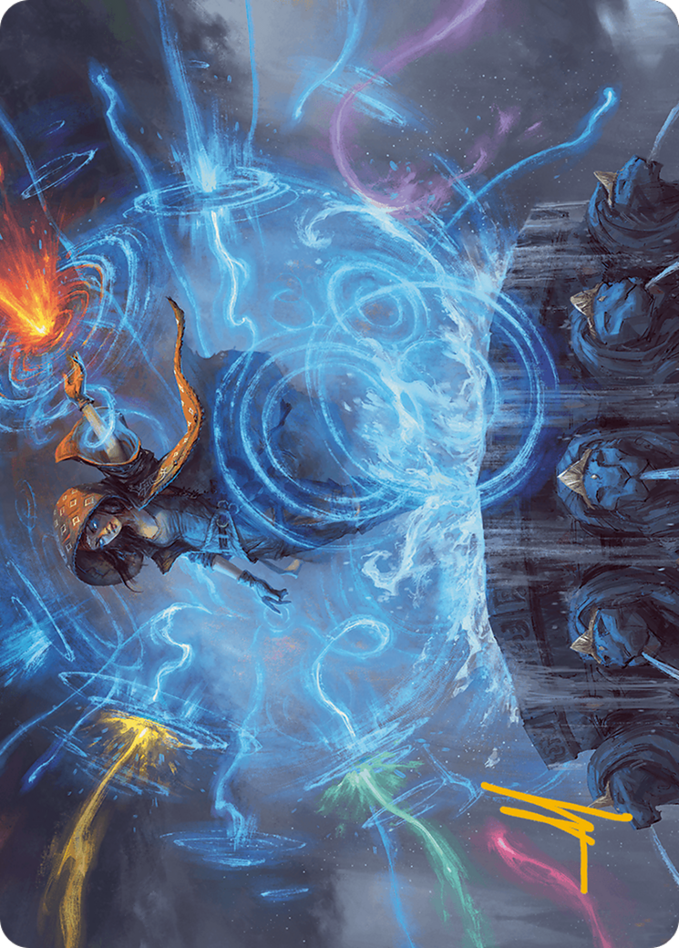 Flusterstorm Art Card (Gold-Stamped Signature) [Modern Horizons 3 Art Series] | Odin's Place
