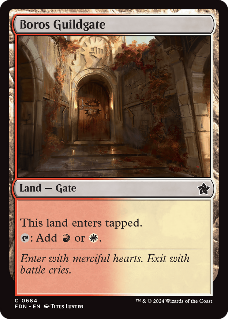 Boros Guildgate [Foundations] | Odin's Place